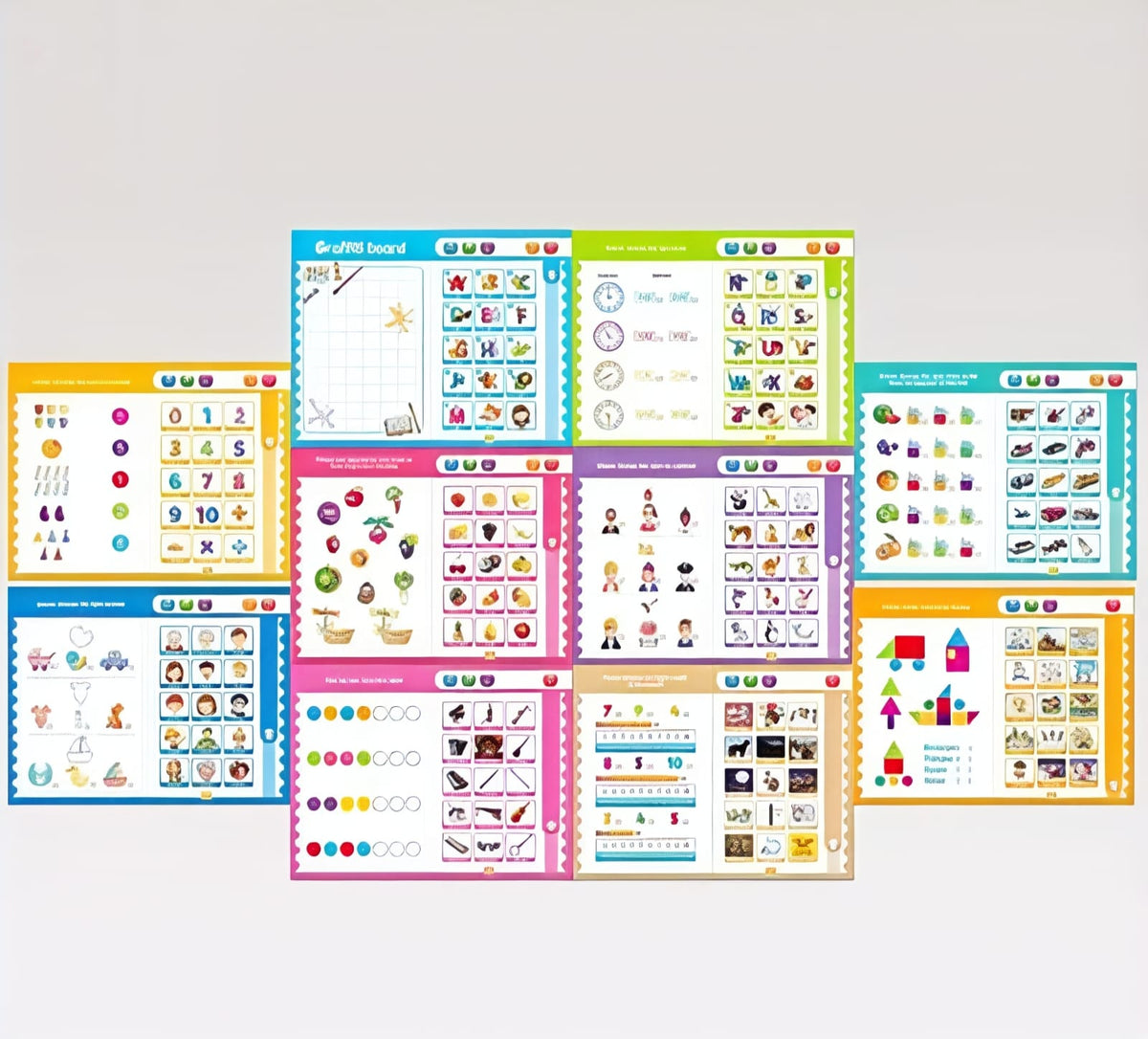 Kids' Wisdom Intelligence Book: Parent-Child Interaction Phonetic Learning Toy with English Alphabets, Numbers, & Music (Enhances Observation, Thinking, and Pronunciation)